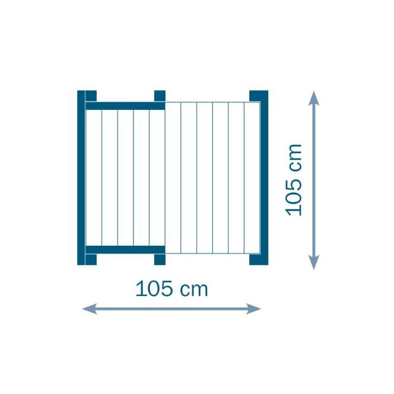 Parque infantil Masgames KIOSK XL con columpio doble