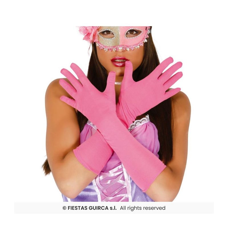 Guantes Rosas 42 cm