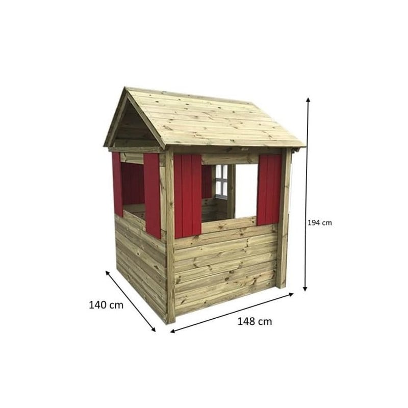 Casita de madera Masgames SCHOOL Paint