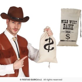 Bolsa Dinero De Tela Cowboy