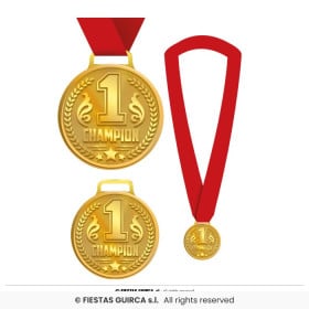 Medalla Campeón Número 1