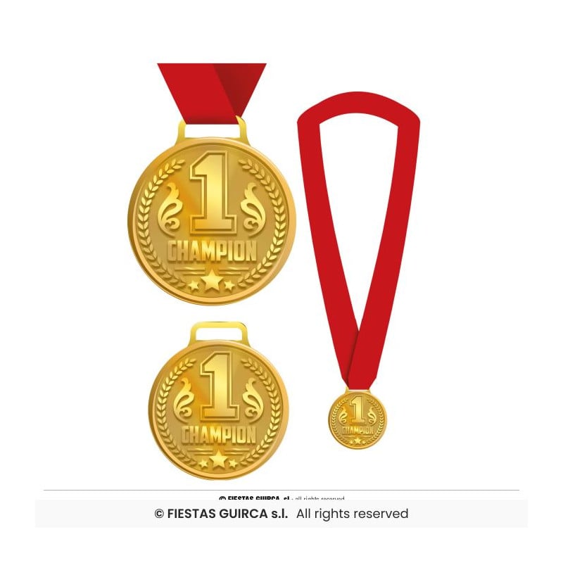 Medalla Campeón Número 1