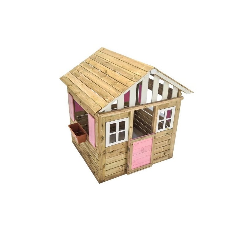Casita de madera Masgames LOLLIPOP XL Rosa Sin suelo de madera