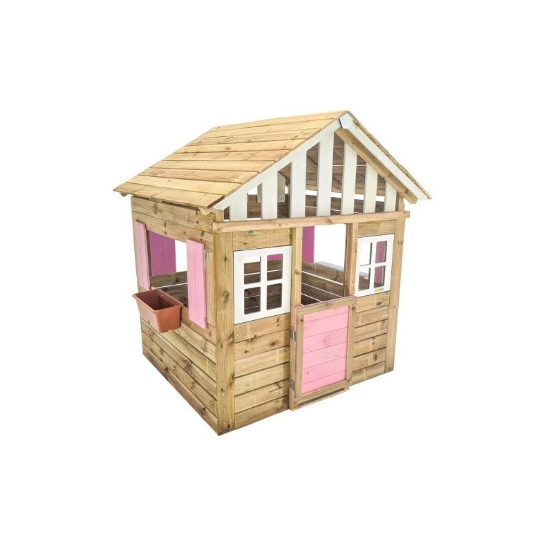 Casita de madera Masgames LOLLIPOP XL Rosa Sin suelo de madera