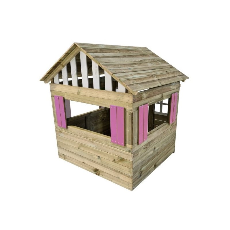 Casita de madera Masgames LOLLIPOP XL Rosa Sin suelo de madera