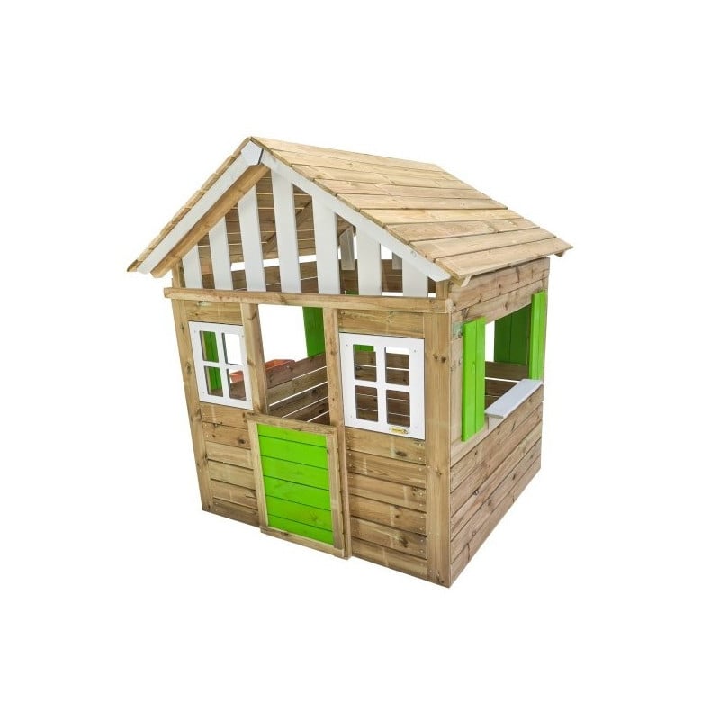 Casita de madera Masgames LOLLIPOP XL Verde Sin suelo de madera
