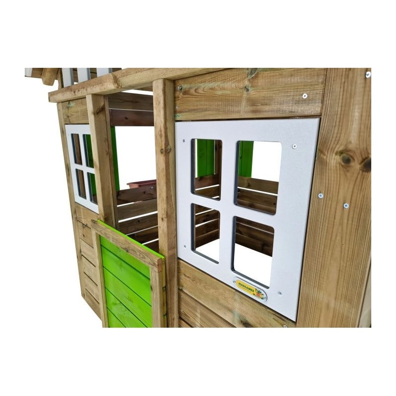 Casita de madera Masgames LOLLIPOP XL Verde Sin suelo de madera