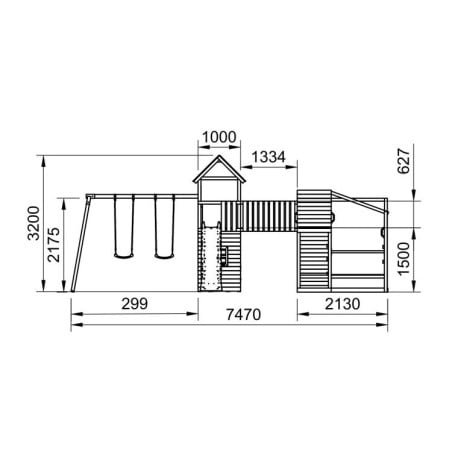 Parque infantil Masgames NIAGARA XL