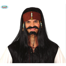 Peluca Pirata Con Pañuelo