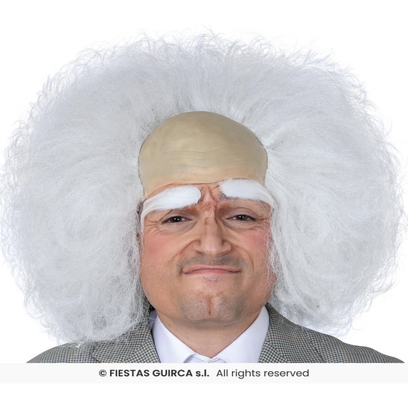 Calva Y Peluca Blanca