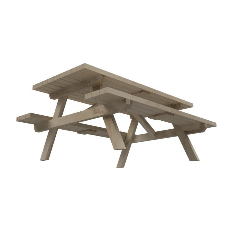 Mesa de picnic infantil BRAM Beige