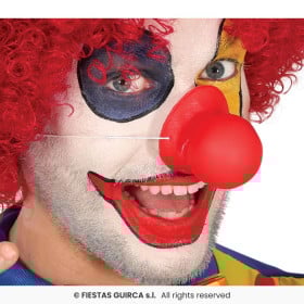 Nariz Payaso Látex Con Sonido