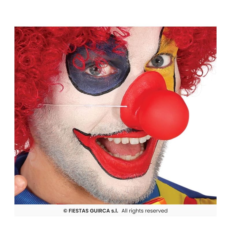 Nariz Payaso Látex Con Sonido