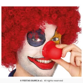 Nariz Payaso Látex Con Sonido 2