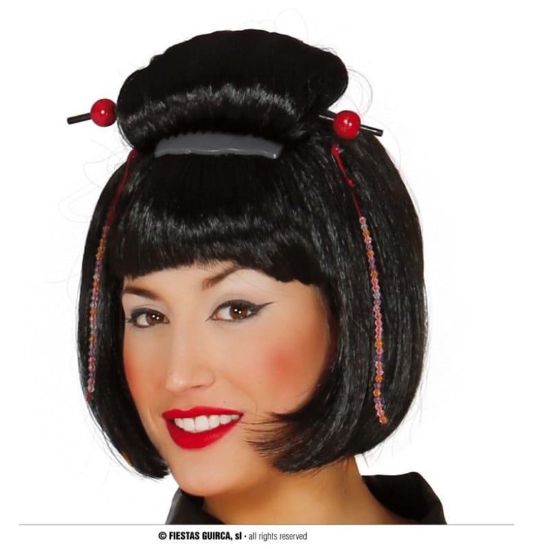 Peluca Japonesa Adulto En Caja