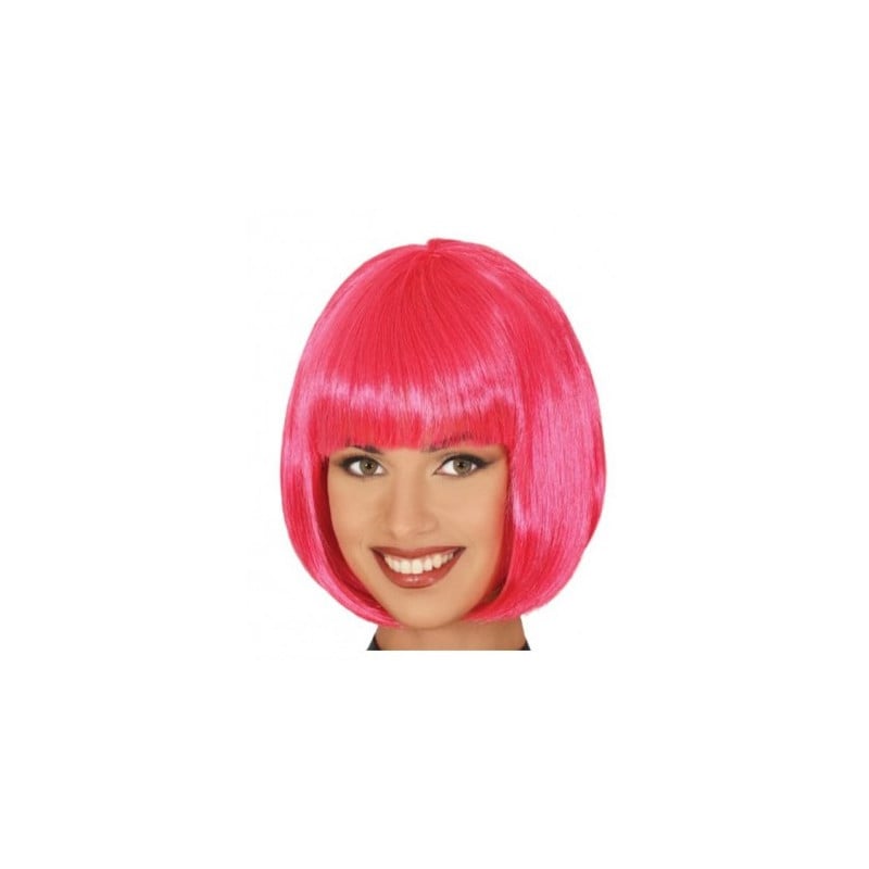 Peluca Media Melena Rosa 100 Gr