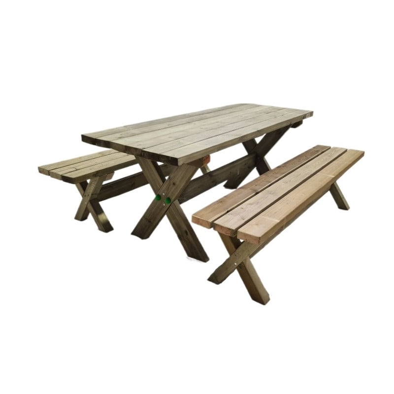 Mesa de picnic MASGAMES XERTA 180 Madera sin pintar