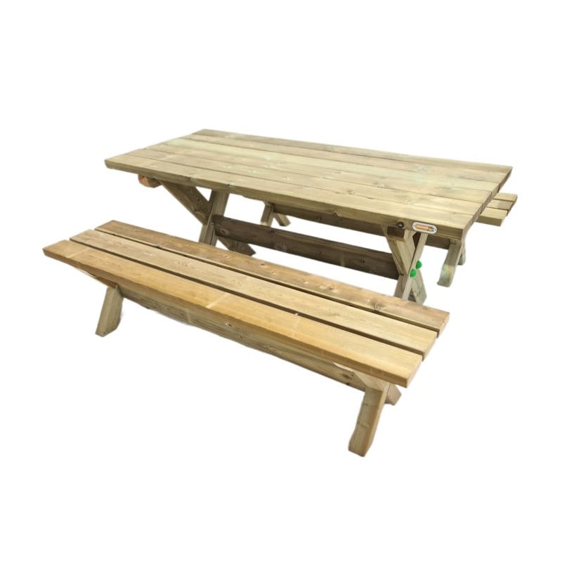 Mesa de picnic MASGAMES XERTA 180 Madera sin pintar