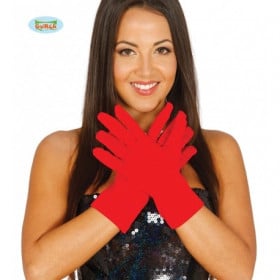 GUANTES ROJOS 25CM