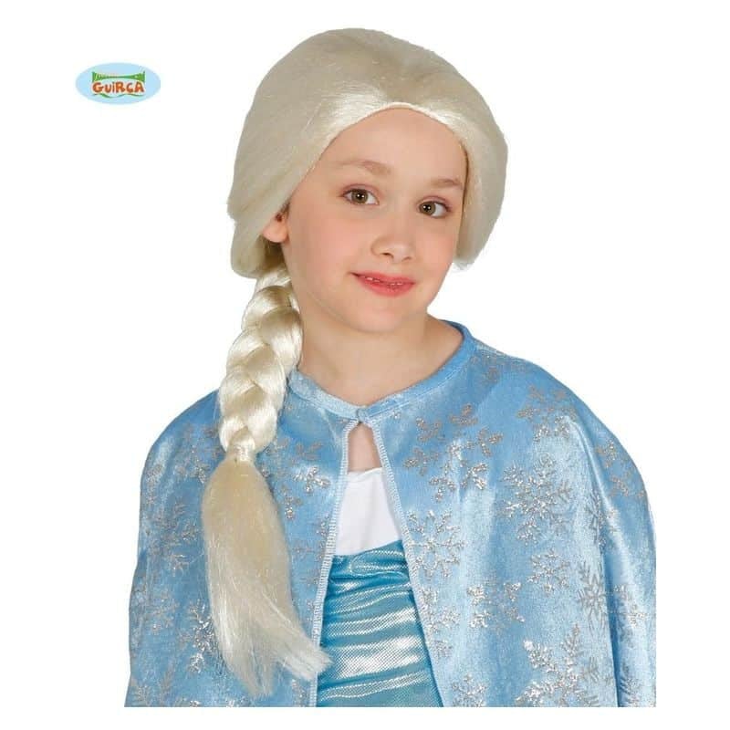 Peluca Princesa Escarchada Infantil