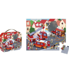 Puzle bomberos 24pzs Janod 2