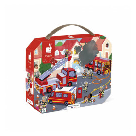 Puzle bomberos 24pzs Janod