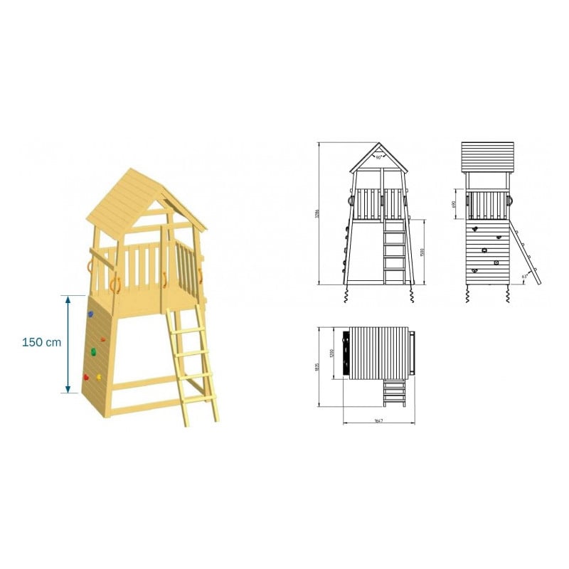 Parque infantil Masgames BELVEDERE XL