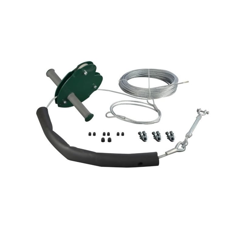 Tirolina de jardin con asiento MASGAMES