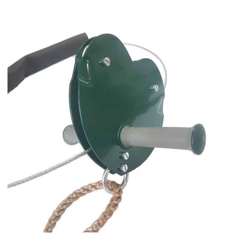 Tirolina de jardin con asiento MASGAMES