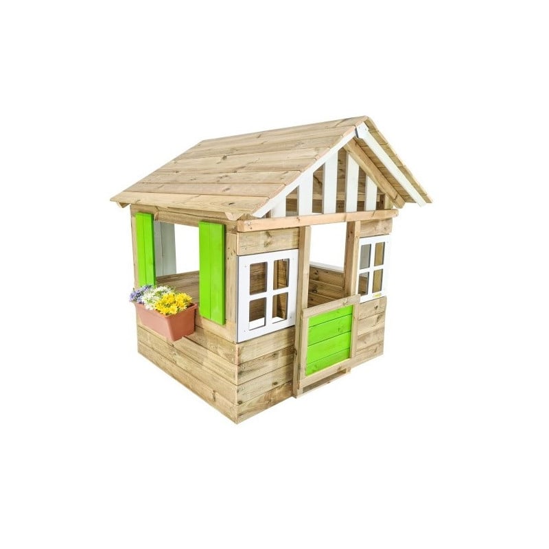 Casita de madera Masgames LOLLIPOP Verde Sin suelo de madera