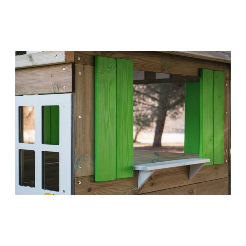 Casita de madera Masgames LOLLIPOP Verde Sin suelo de madera