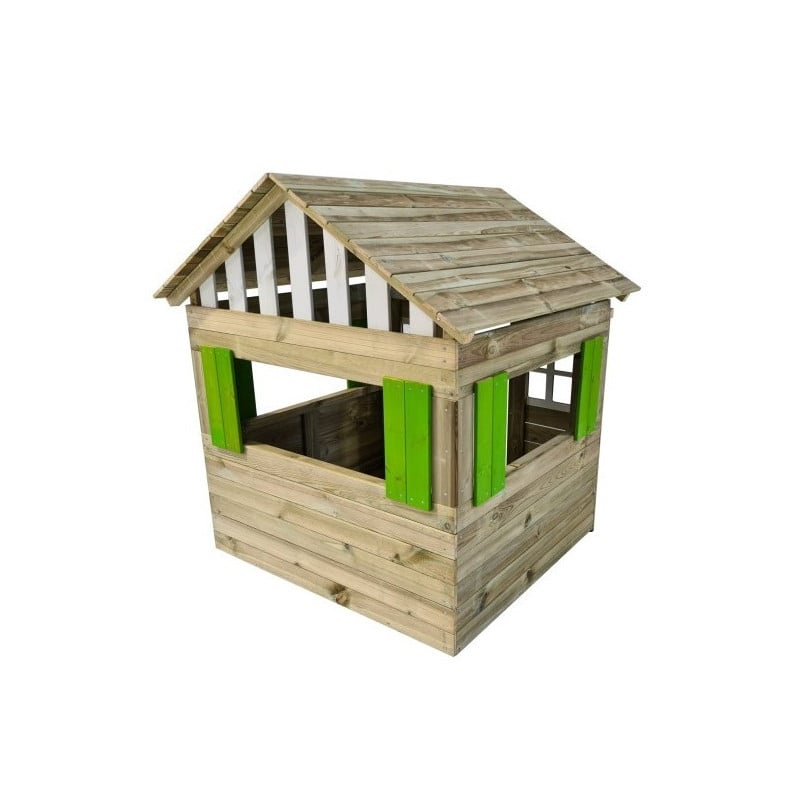 Casita de madera Masgames LOLLIPOP XL Horeca verde