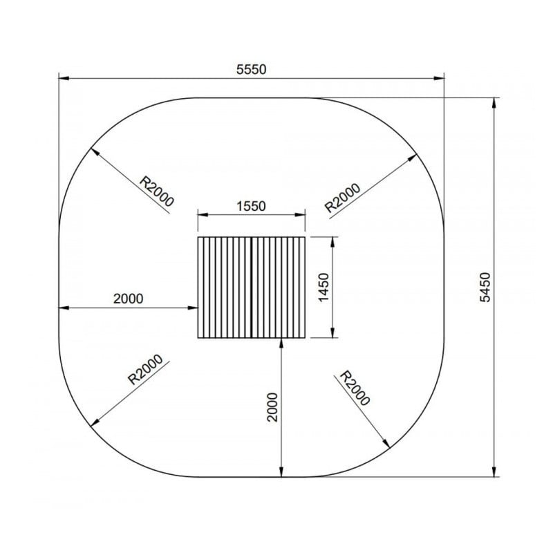 Casita de madera Masgames LOLLIPOP XL Horeca verde