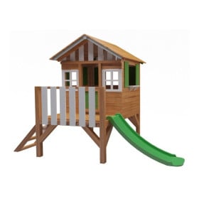 Casita de madera Masgames LOLLIPOP Elevada verde 2