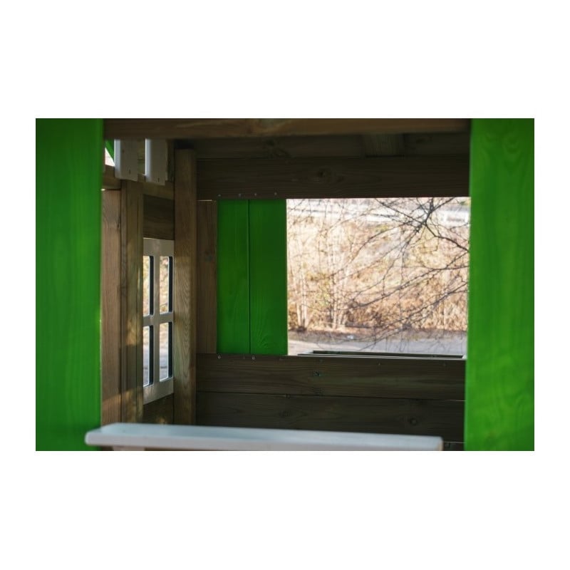 Casita de madera Masgames LOLLIPOP Elevada verde