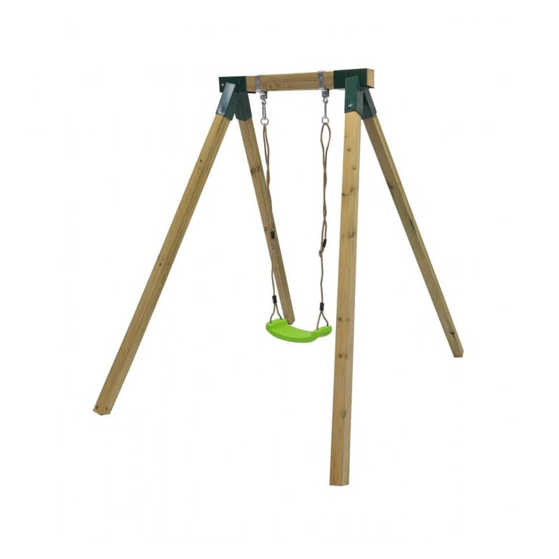 Columpio individual de madera cuadrada Masgames AIKO L