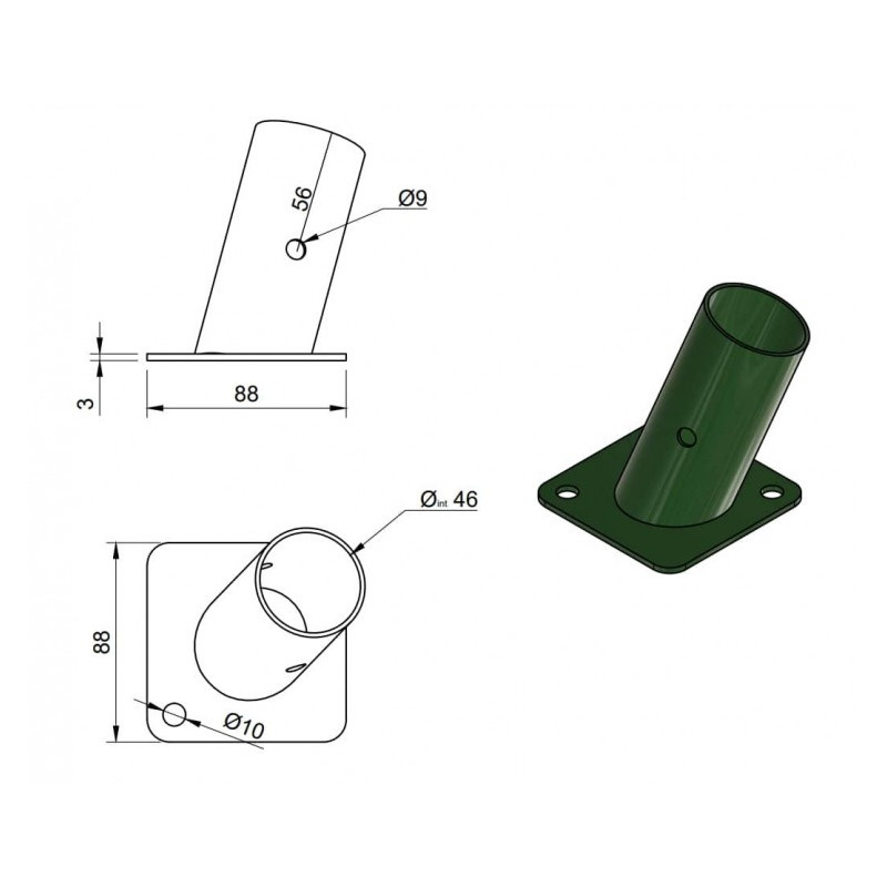 Set de anclajes para columpio metalicos MASGAMES