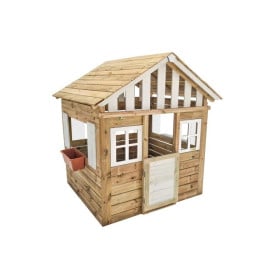 Casita de madera Masgames LOLLIPOP XL Blanca Sin suelo de madera
