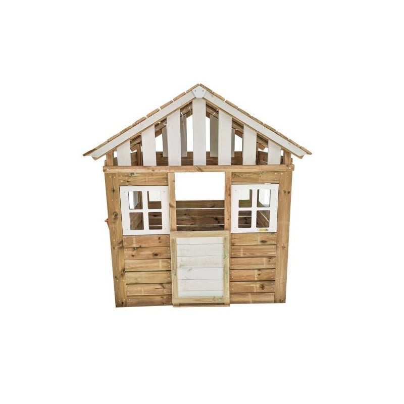 Casita de madera Masgames LOLLIPOP XL Blanca Sin suelo de madera