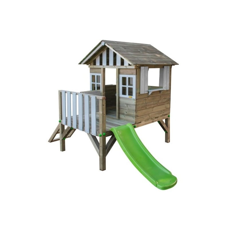 Casita de madera Masgames LOLLIPOP Elevada blanca