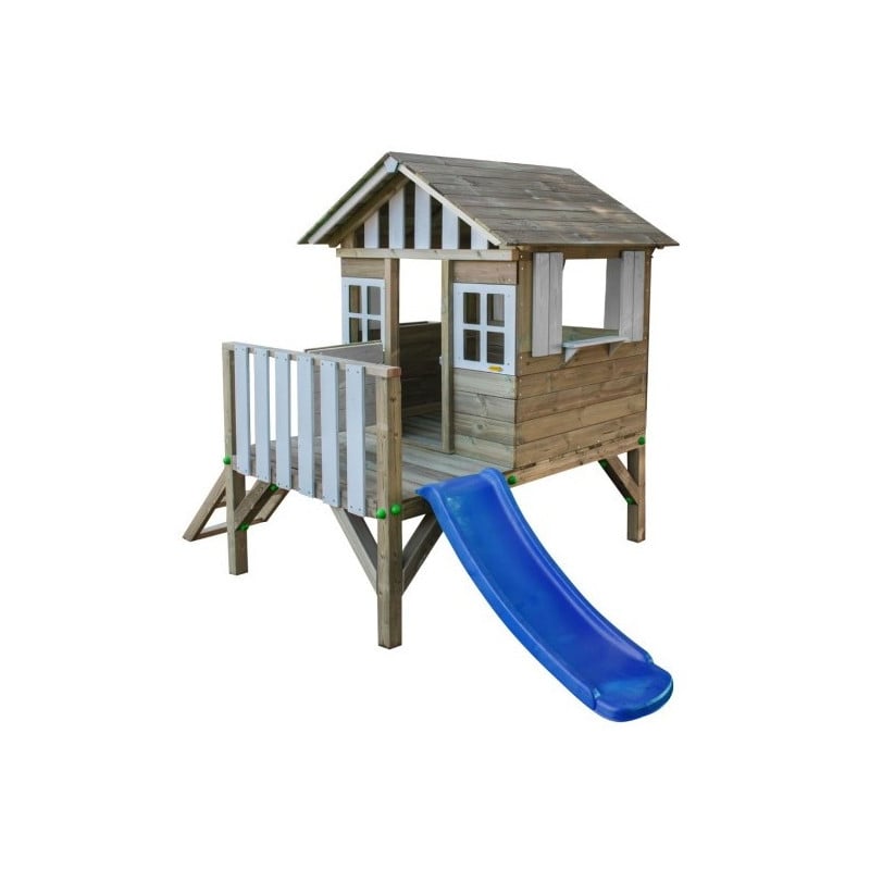 Casita de madera Masgames LOLLIPOP Elevada blanca