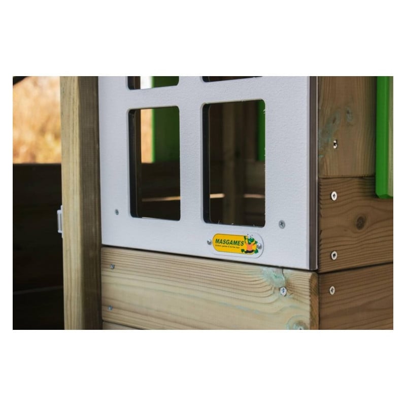 Casita de madera Masgames LOLLIPOP Elevada blanca