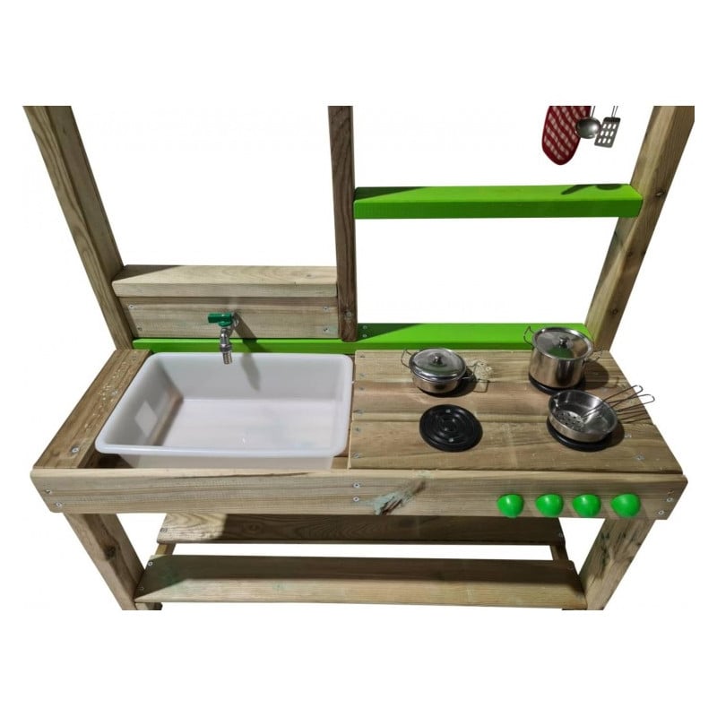 Cocinita infantil de madera para exterior Masgames SPICY