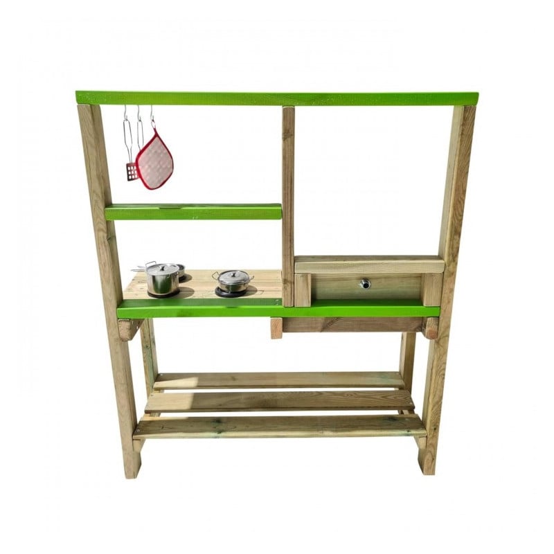 Cocinita infantil de madera para exterior Masgames SPICY
