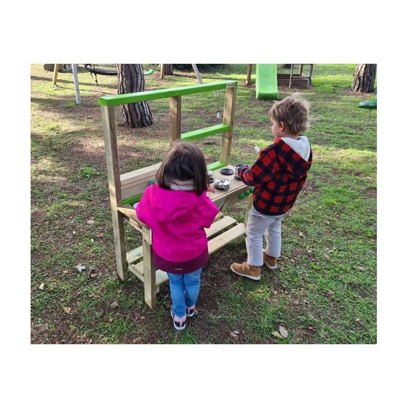 Cocinita infantil de madera para exterior Masgames SPICY