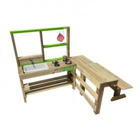 Cocinita infantil de madera para exterior Masgames SPICY Delicious