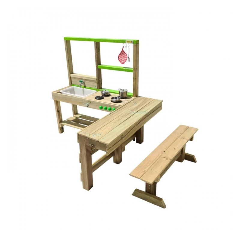 Cocinita infantil de madera para exterior Masgames SPICY Delicious