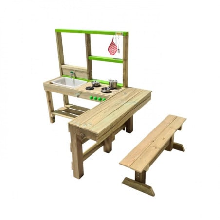 Cocinita infantil de madera para exterior Masgames SPICY Delicious