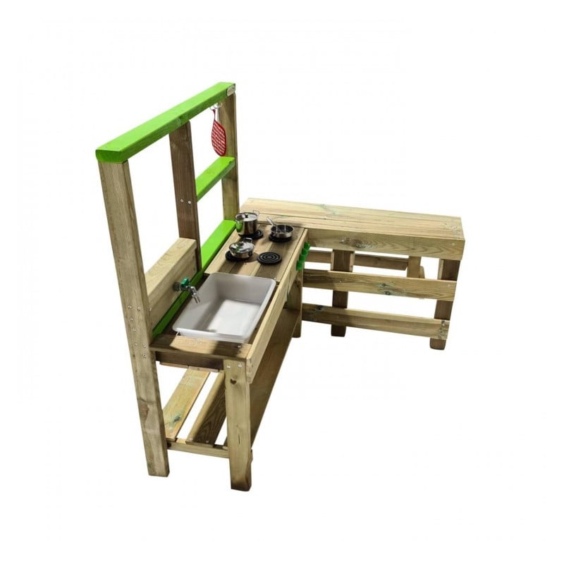 Cocinita infantil de madera para exterior Masgames SPICY Delicious