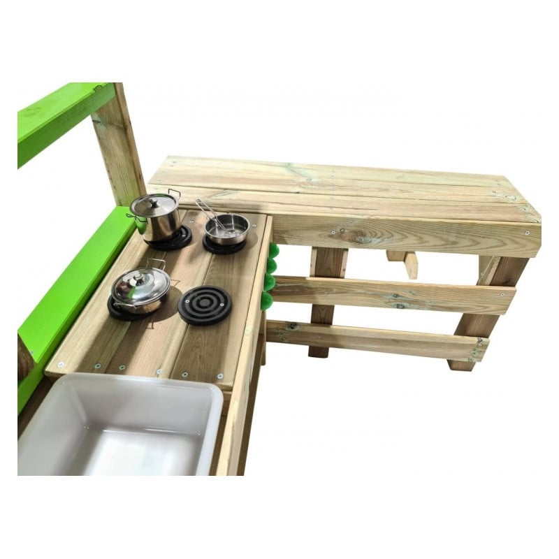 Cocinita infantil de madera para exterior Masgames SPICY Delicious